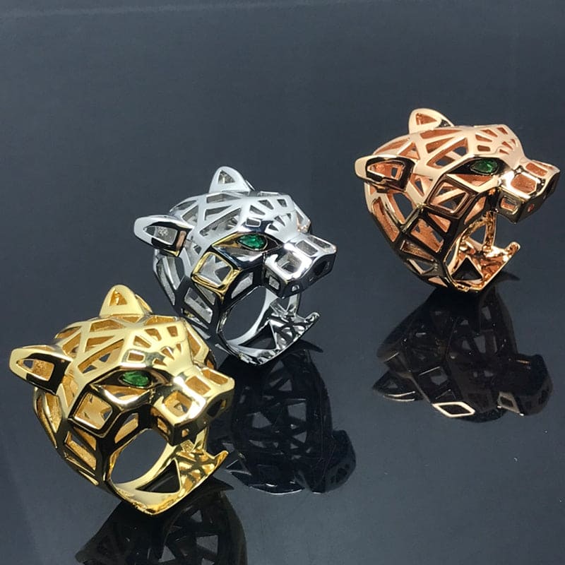 18K Celestial Panth̬re De Ring