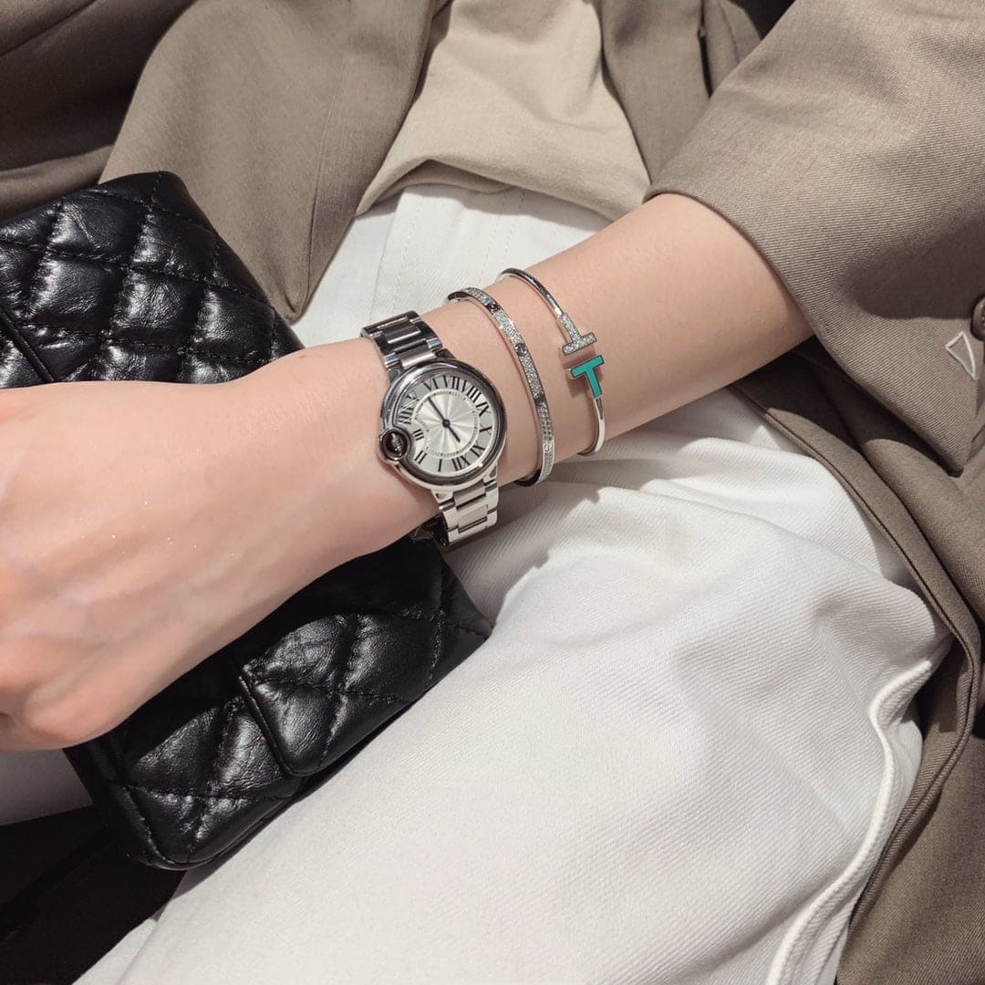 18K Celestial T Diamond and Turquoise Wire Bracelet