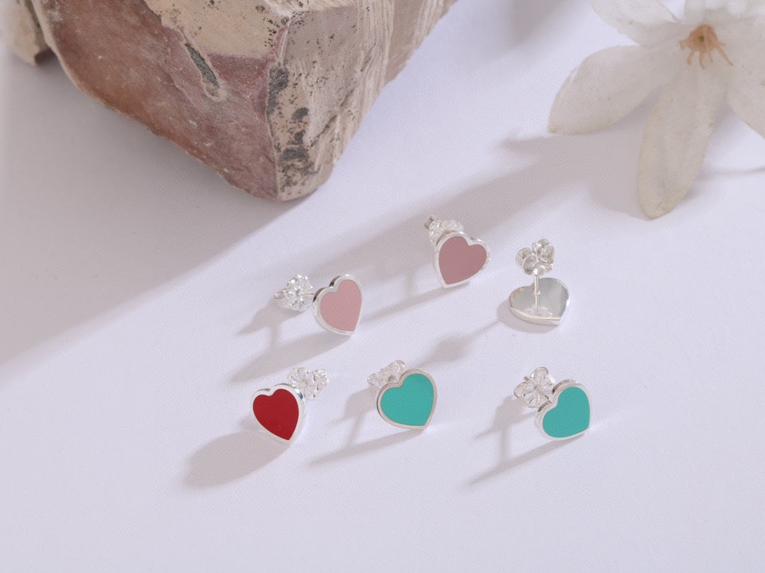 18K Celestial Return to T Heart Earrings