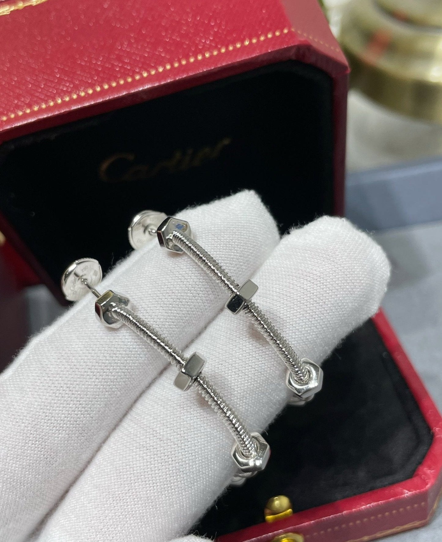 18K Celestial Ecrou De Earrings