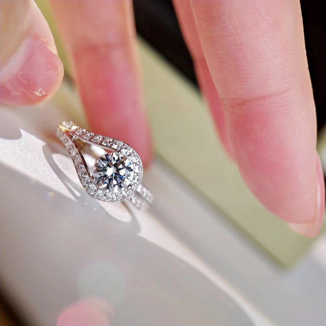 18K Celestial Couture Solitaire Ring