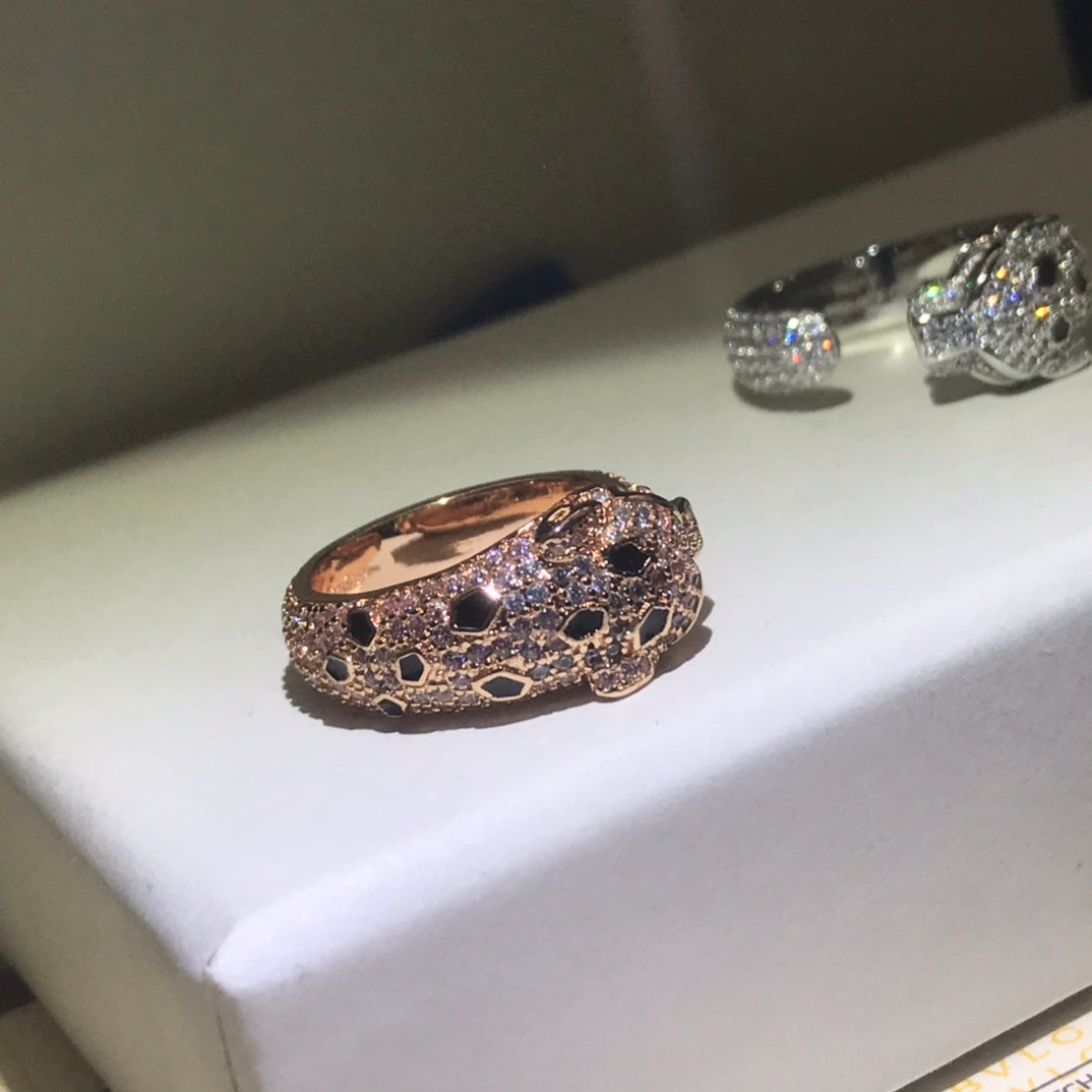 18K Celestial Panth̬re De Diamond Ring