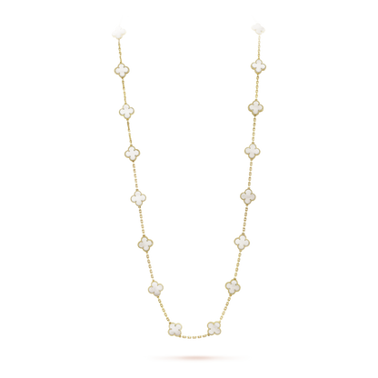 18K Celestial Vintage Alhambra 20 Motifs Long Necklace