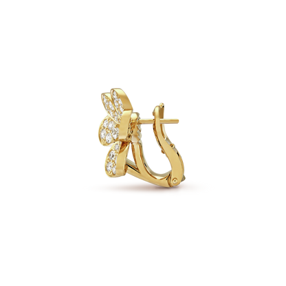 18K Celestial Yellow Gold Frivole Small Model Earrings