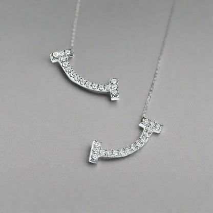 18K Celestial T Smile Diamonds Earrings