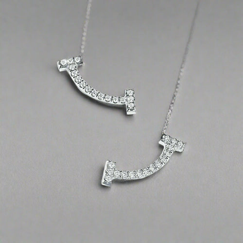 18K Celestial T Smile Diamonds Earrings