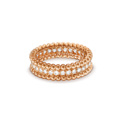 18K Celestial Perl̩e Diamonds Ring