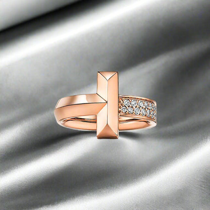 18K Celestial T T1 Diamonds Ring