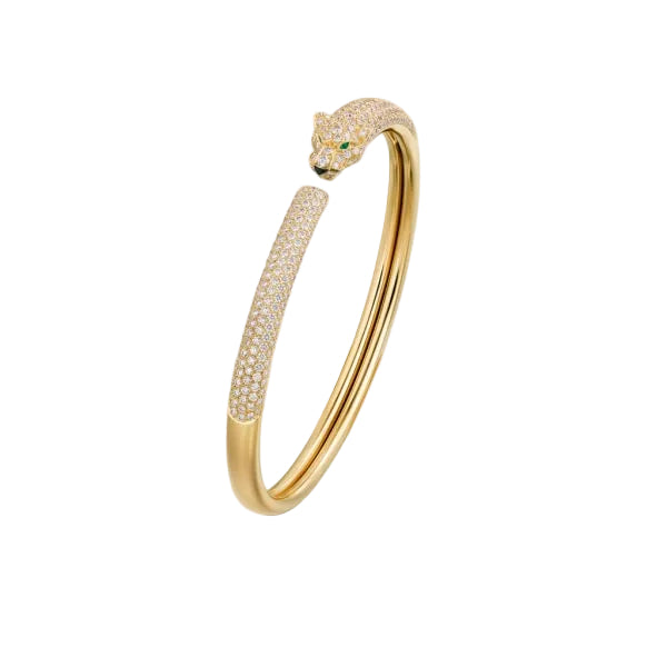 18K Panth̬re De Diamonds Bracelet