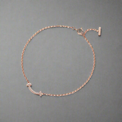 18K Celestial T Smile Diamond Bracelet