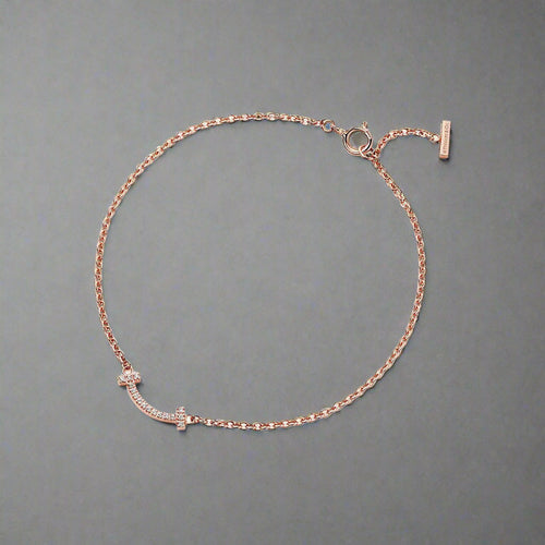 18K Celestial T Smile Diamond Bracelet