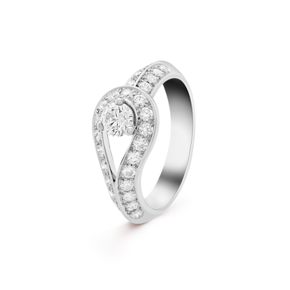18K  Couture Solitaire Ring