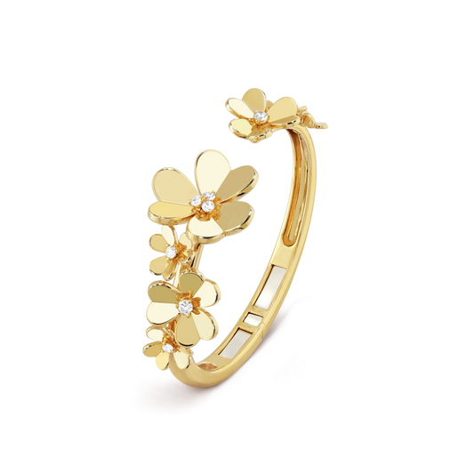 18K Celestial Frivole Seven Flowers Bracelet