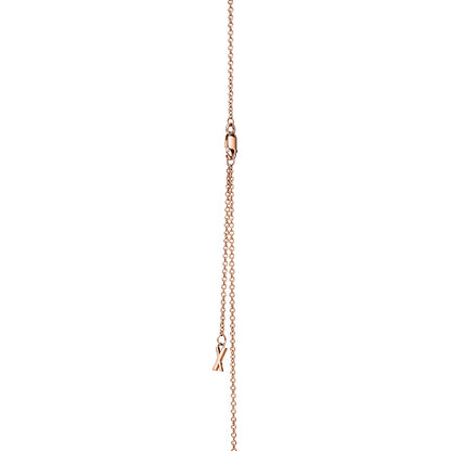 18K Celestial T Atlas X Closed Interlocking Pendant Necklace