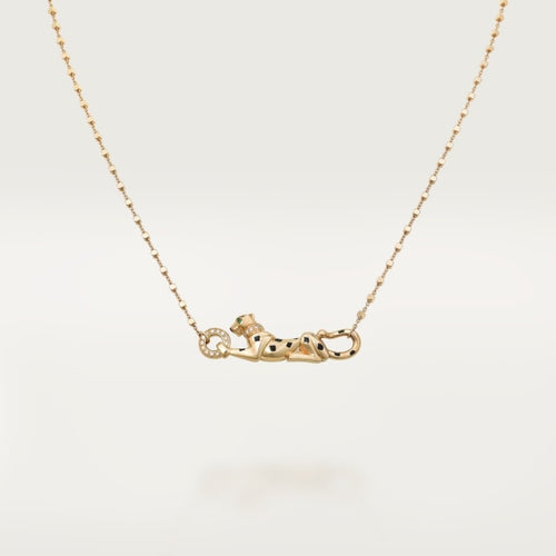 18K Panth̬re De Diamond Necklace