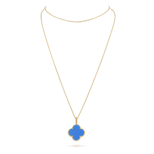 18K Magic Alhambra Agate Necklace