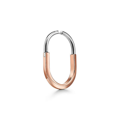 18K Celestial T Lock Diamond Earrings