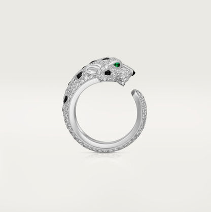 18K Celestial Panth̬re De Diamond Ring