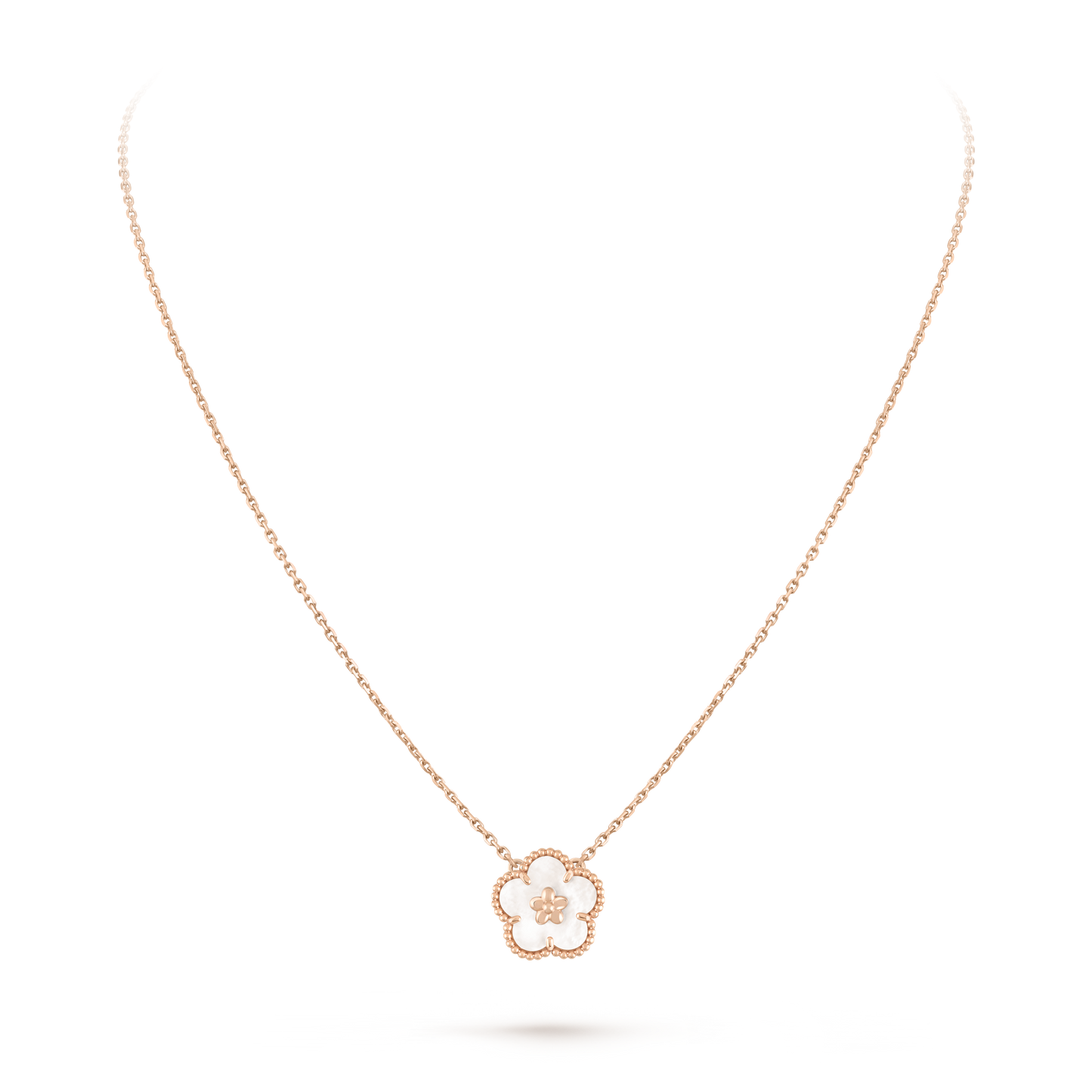 18K Celestial Lucky Spring Pendant Clover Necklace