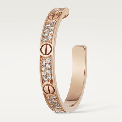 18K Celestial Love Pave Diamonds Earrings