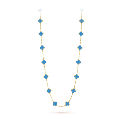 18K Celestial Vintage Alhambra 20 Motifs Long Necklace