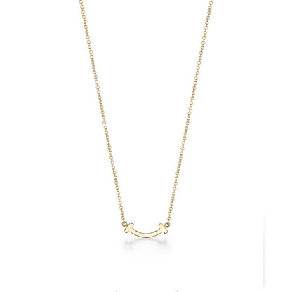 18K Celestial T Small Diamond Pendant Necklace