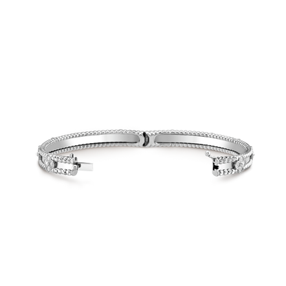 18K Celestial Perl̩e Sweet Clovers Small Bracelet