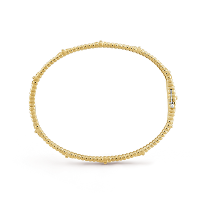 18K Celestial Perl̩e Sweet Clovers Small Bracelet