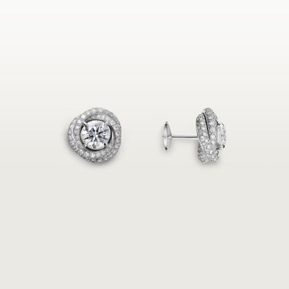 18K Celestial Trinity Ruban Earrings