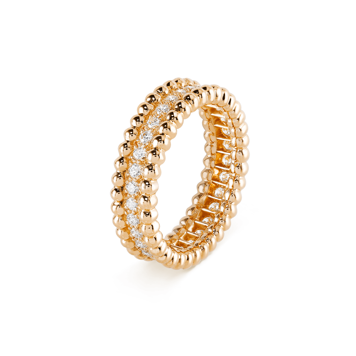 18K Celestial Perl̩e Diamonds Ring