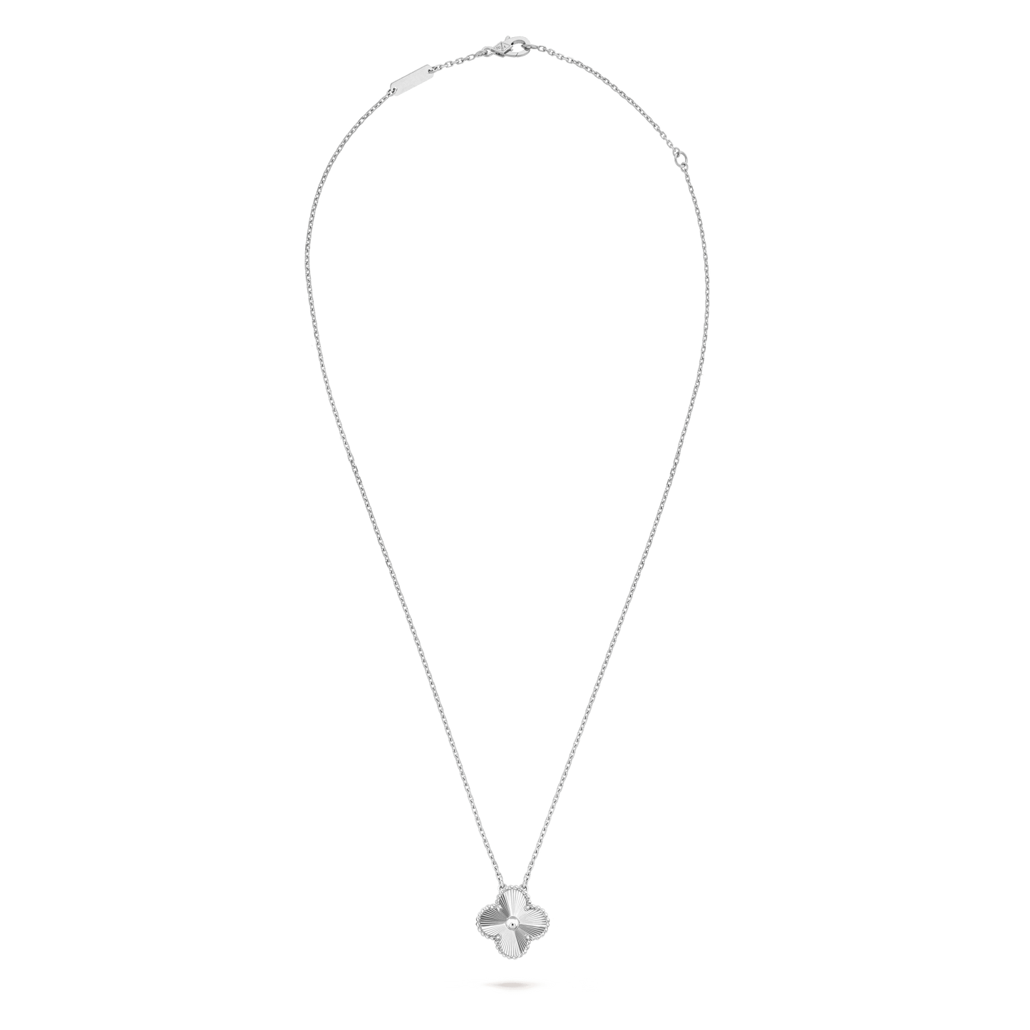 18K Celestial Vintage Alhambra Pendant Clover Necklace