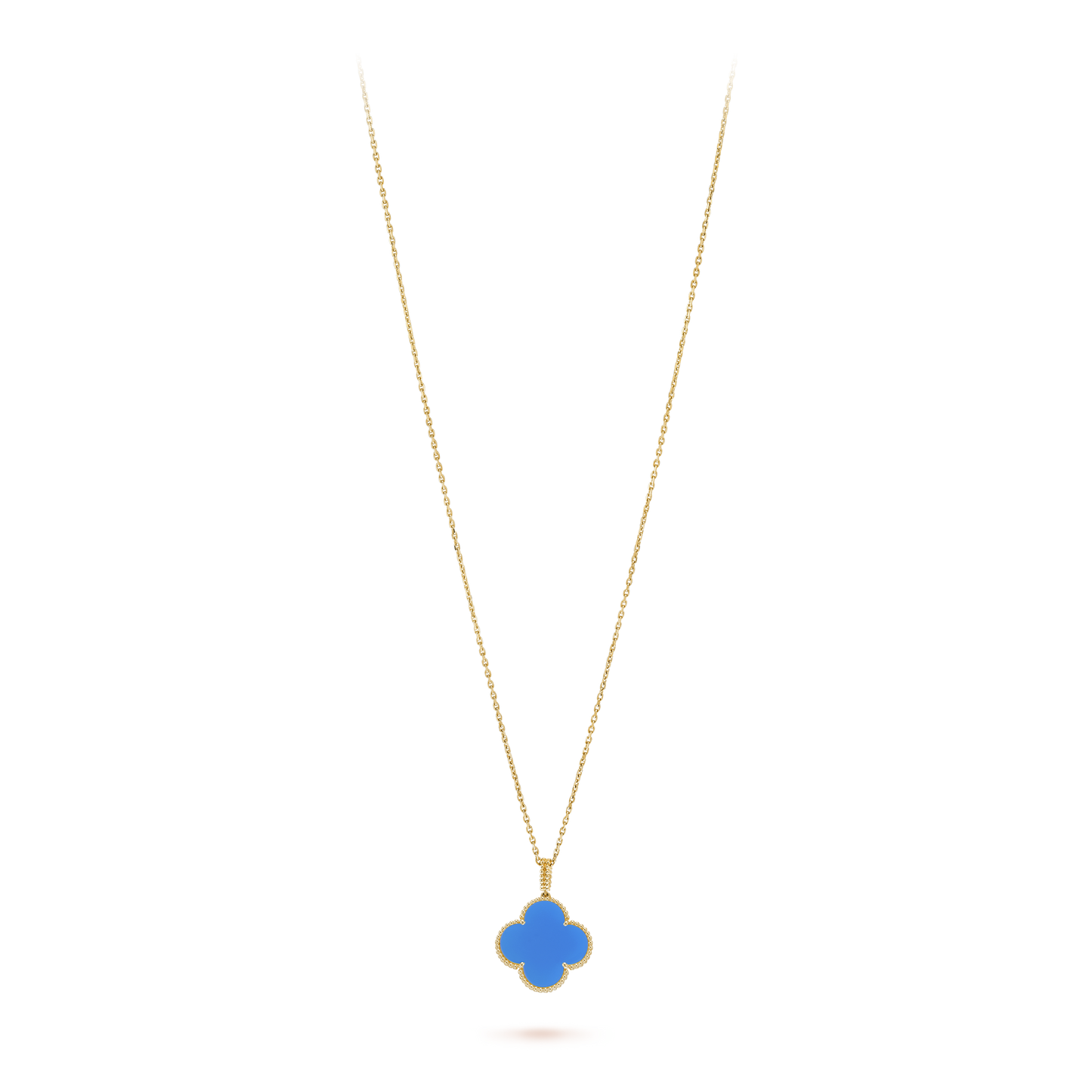 18K Celestial Magic Alhambra Agate Clover Necklace