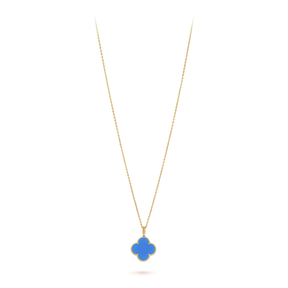18K Celestial Magic Alhambra Agate Clover Necklace