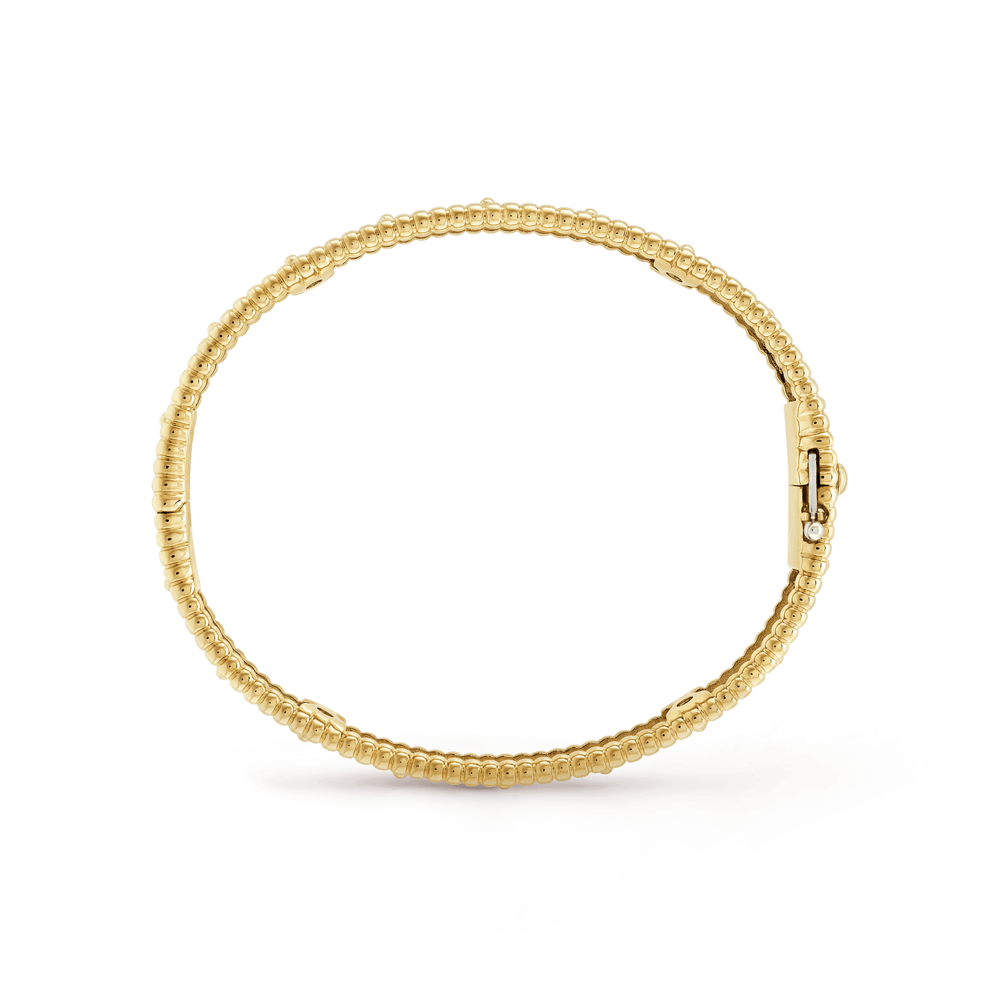 18K Celestial Perl̩e Clovers Bracelet