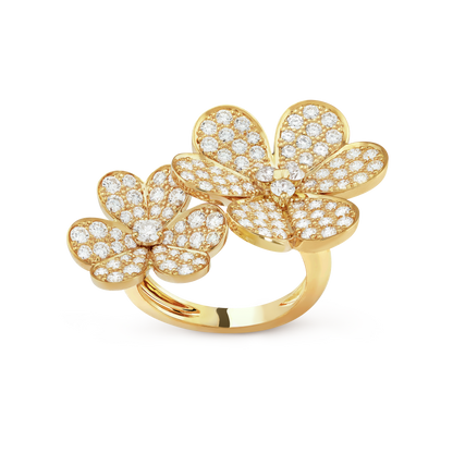 18K Celestial Frivole Between the Finger Ring
