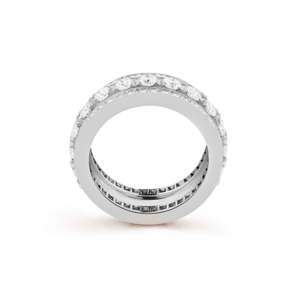 18K Celestial Enlacement Wedding Ring