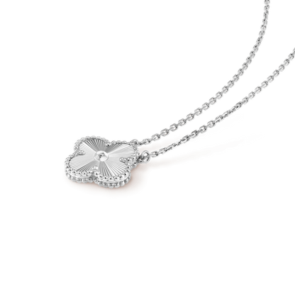 18K Celestial Vintage Alhambra Pendant Clover Necklace