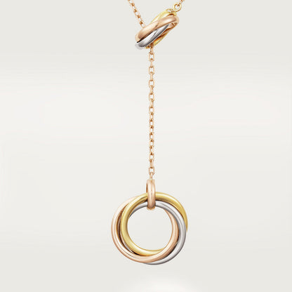 18K Celestial Trinity Diamonds Necklace