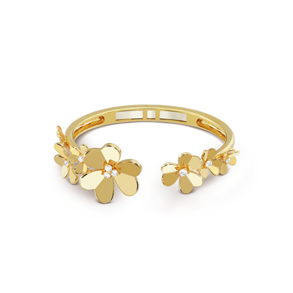 18K Celestial Frivole Seven Flowers Bracelet