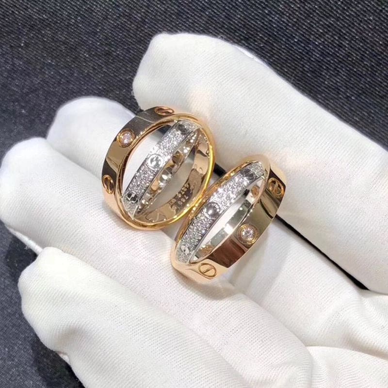 18K Celestial Love Diamond Ring