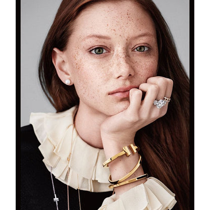 18K Celestial T Square Bracelet