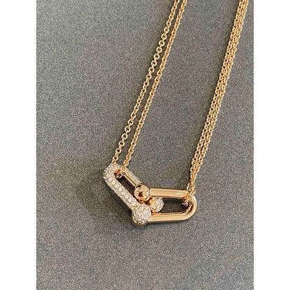18K Celestial T HardWear Double Link Necklace