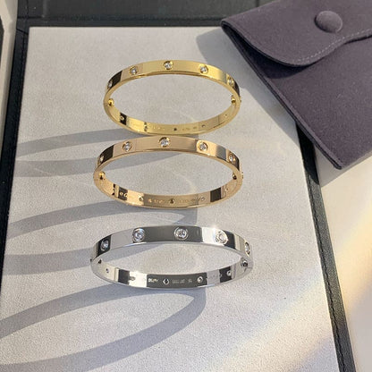 18K Celestial Ten Diamonds Love Bracelet