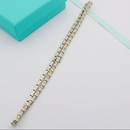 18K Celestial T Schlumberger Eighteen Stone Choker Necklace