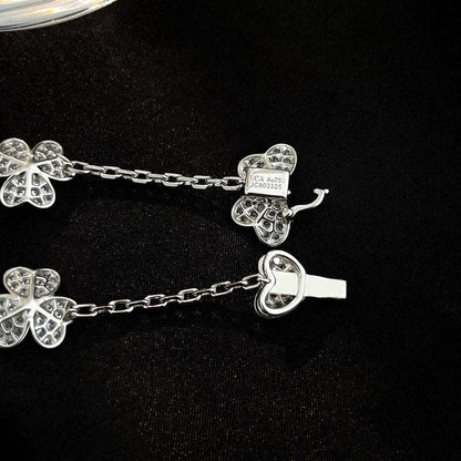 18K Celestial Frivole Diamonds Clover Bracelet