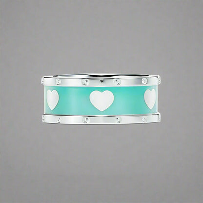 18K Celestial T Love Heart Ring