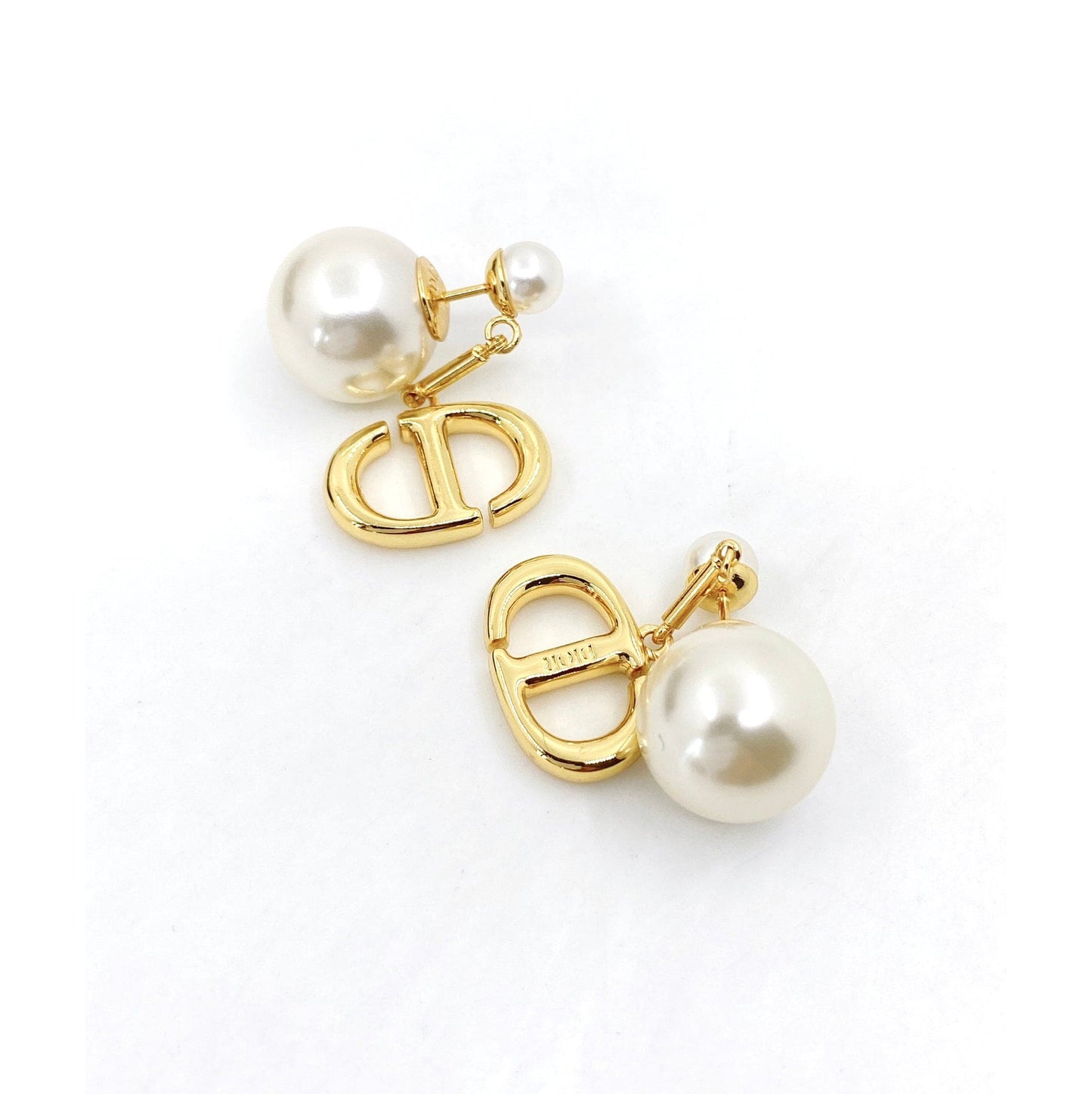 18K Celestial Tribales Pearl Earrings
