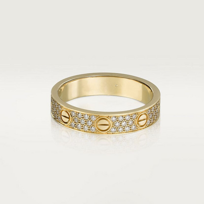 18K Celestial Love Diamond-Paved 5mm Ring