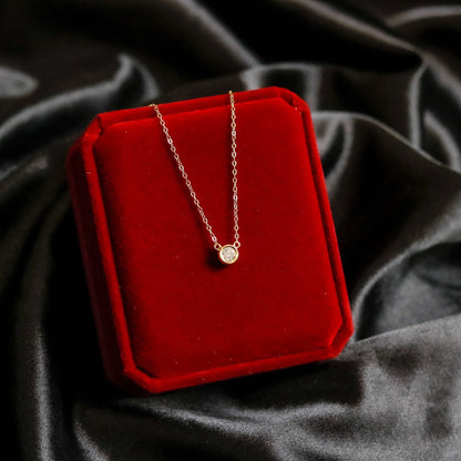 ELVORIA Stella Star Necklace – 18K Gold Plated 925 Sterling Silver