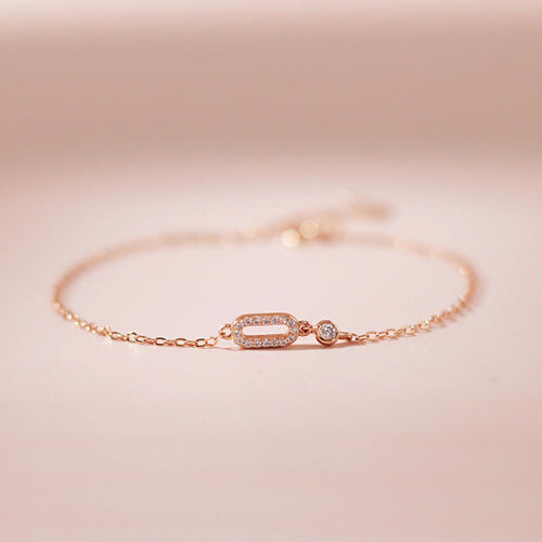 ELVORIA Rincy Bracelet – 14K Gold Plated 925 Sterling Silver